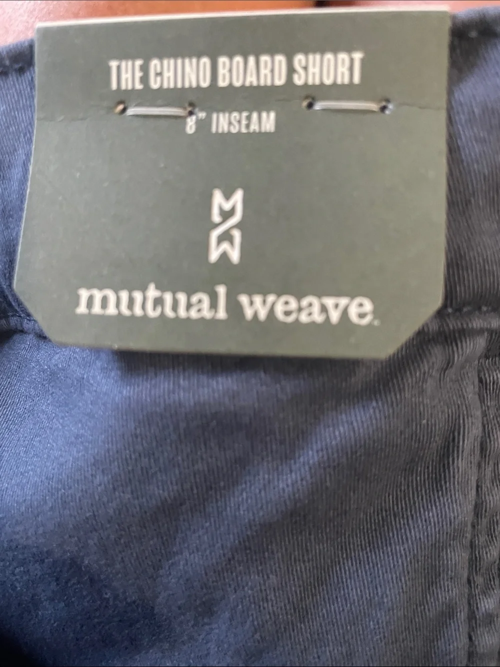 Men's Mutual Weave Blue Shorts